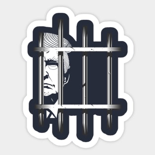 Impeach and Convict trump lock him up Sticker